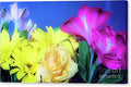 Flower Garden #1 Canvas Print — 24x14 in. | Gallery Wrap