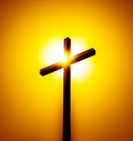 In The Shadow Of The Cross // Canvas Print by D Davila