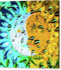 Colorful Sun and Moon Behind Rain Canvas Print – 24x24 Gallery Wrap