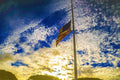 Flag at Half-Mast // Canvas Print by D Davila