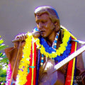 Statue of Elvis Presley - Honolulu, Hawaii // Canvas Print by D Davila