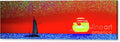 Sunset Sail Into Abstract — Canvas Print | D Davila